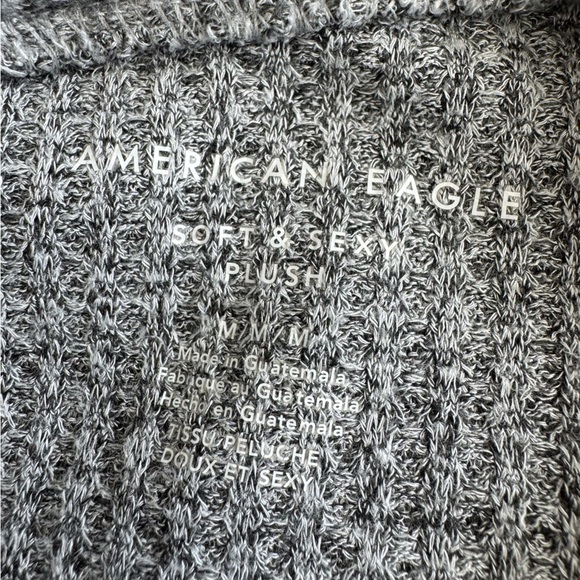 American Eagle Outfitters Gray Knit Top - Picture 8 of 8